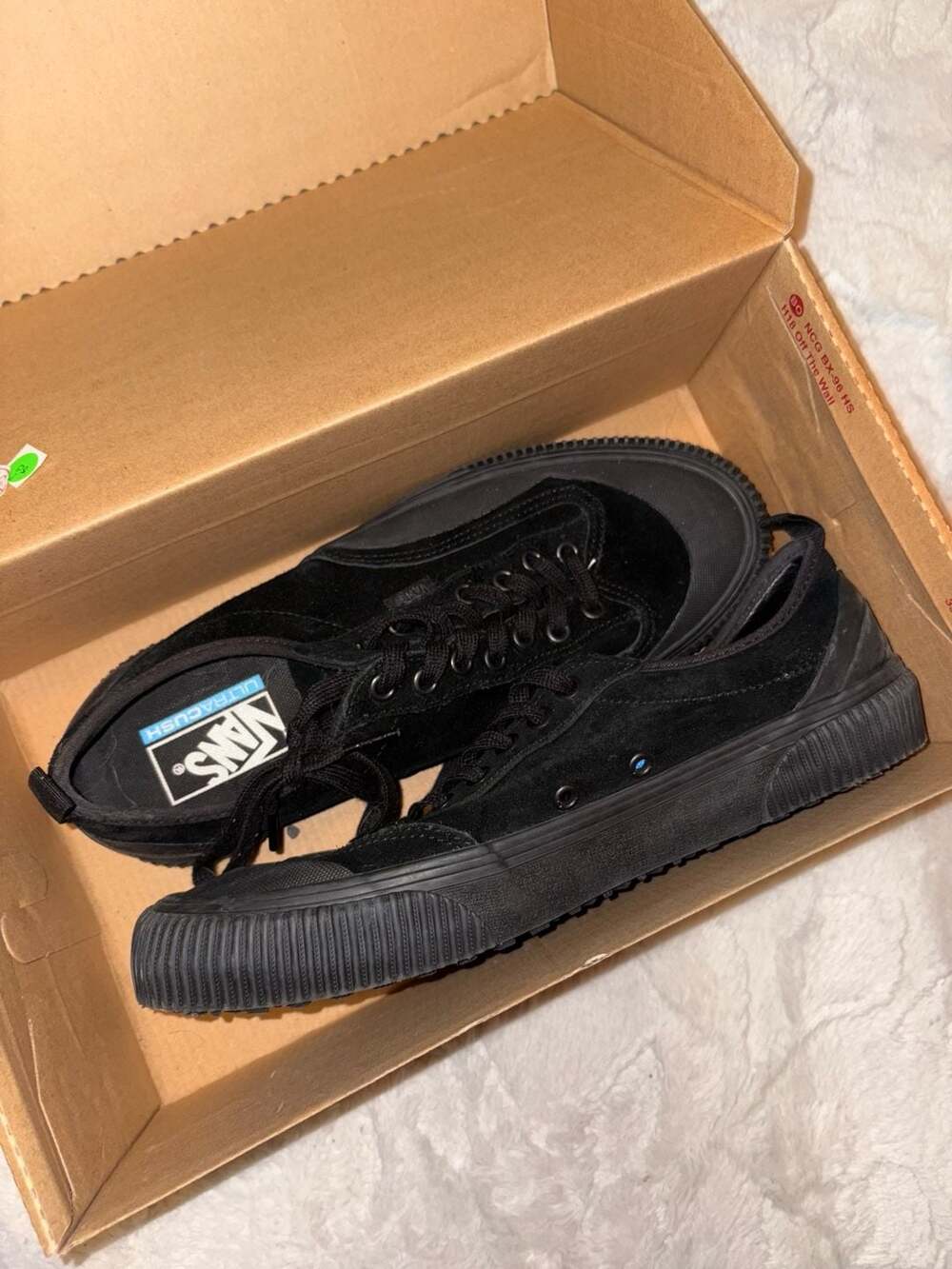 Vans Destruct SF Black/Black Low Top Sneakers
